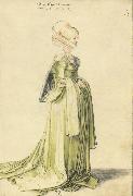 Albrecht Durer A Nuremberg Lady Dressed to go to a Dance oil painting reproduction